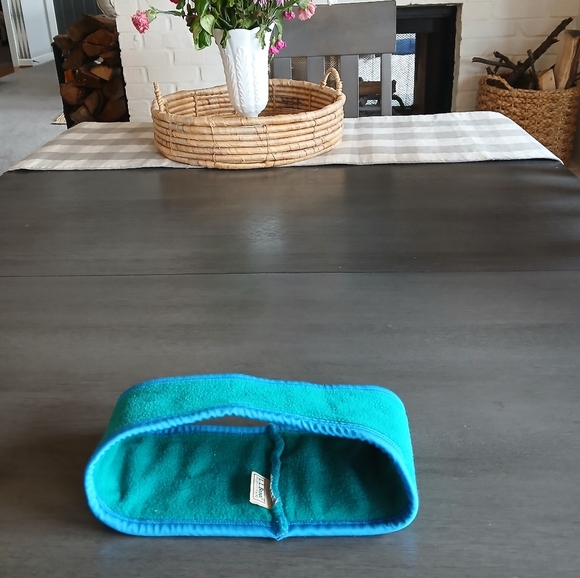 LL Bean turquoise Fleece Headband nwot - Picture 1 of 2